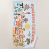 Serviette De Plage Californie du Sud (Devant)