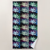 Serviette De Plage Calla Lilly - Motif rétro (Devant)