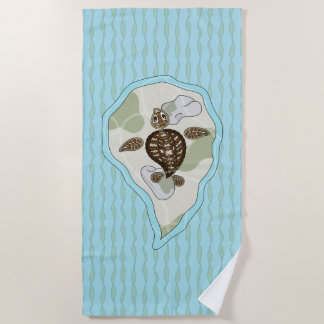 Serviette De Plage Callie the Sea Turtle Beach Towne