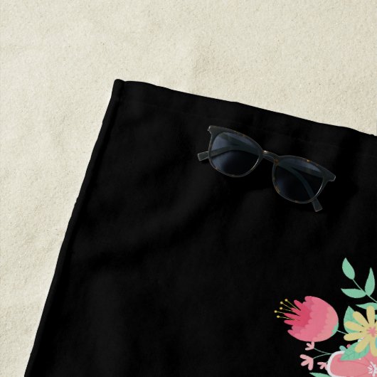 Serviette De Plage Calme À L'Intérieur Qu'Il Soit Boho Motivationnel (En situation)