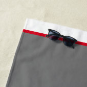 Serviette De Plage Camaro et fumée (En situation)
