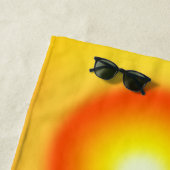 Serviette de plage Camel (En situation)