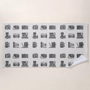 Serviette De Plage Cameras Photographie Vintage