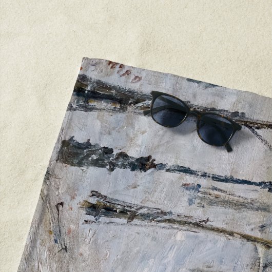 Serviette De Plage Camille Pissarro - Boulevards extérieurs, Effet Ne (En situation)