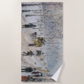 Serviette De Plage Camille Pissarro - Boulevards extérieurs, Effet Ne (Devant)