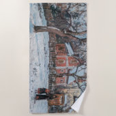 Serviette De Plage Camille Pissarro - Chataigniers a Louvecienne (Devant)