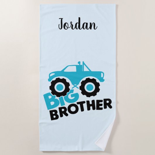 Serviette De Plage Camion Big Brother Monster (Devant)