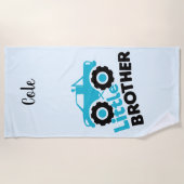 Serviette De Plage Camion Little Brother Monster (Devant)