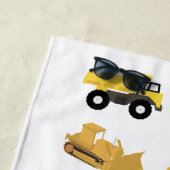 Serviette De Plage Camions de construction (En situation)