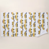 Serviette De Plage Camions de construction Camions de construction Ga (Devant)