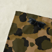 Serviette De Plage Camo Abstrait (En situation)