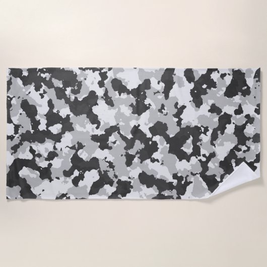 Serviette De Plage camouflage (Devant)