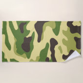 Serviette De Plage Camouflage (Devant)