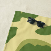 Serviette De Plage Camouflage (En situation)