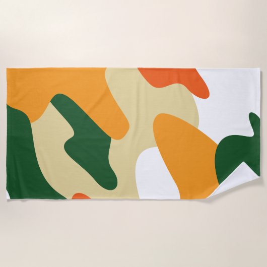 Serviette De Plage camouflage (Devant)