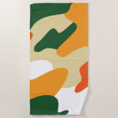 Serviette De Plage camouflage (Devant)