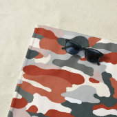 Serviette De Plage Camouflage d'automne (En situation)