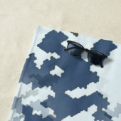 Serviette De Plage Camouflage d'hiver (En situation)