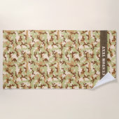 Serviette De Plage Camouflage du désert (Devant)