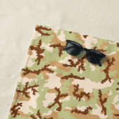Serviette De Plage Camouflage du désert (En situation)