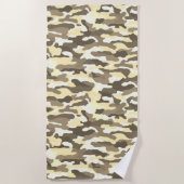 Serviette De Plage Camouflage du désert (Devant)