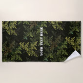 Serviette De Plage Camouflage fractal (Devant)