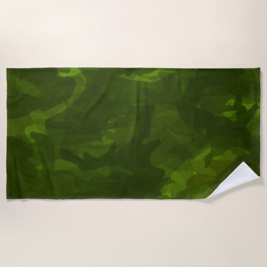 Serviette De Plage Camouflage organique (Devant)