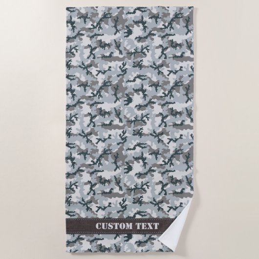 Serviette De Plage Camouflage urbain (Devant)