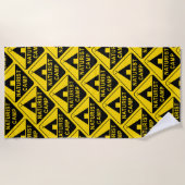 Serviette De Plage Camp de naturistes (Devant)