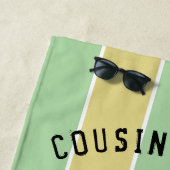 Serviette De Plage Camp d'été Best Friends Beach Towel Personnalisez (En situation)