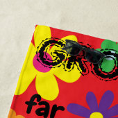 Serviette De Plage Camp d'été Plage serviette Fleur Ours Super (En situation)