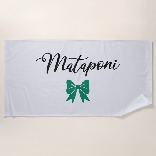 Serviette de plage Camp Mataponi (Devant)