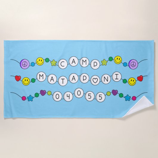 Serviette de plage Camp Mataponi (Devant)