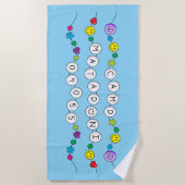 Serviette de plage Camp Mataponi (Devant)