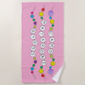 Serviette de plage Camp Mataponi (Devant)