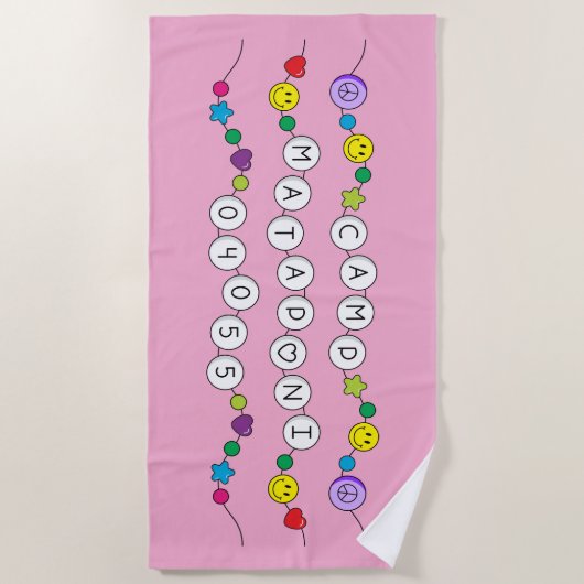 Serviette de plage Camp Mataponi (Devant)