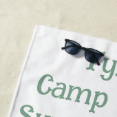 Serviette de plage Campers (En situation)