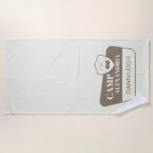 Serviette De Plage Camping Bachelorette Signal Bridesmaid (Devant)