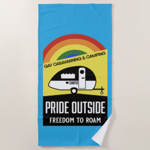 Serviette De Plage Camping caravane gay
