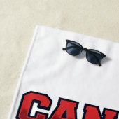 Serviette De Plage Canada Mode de but squelette attaquant nations dyn (En situation)