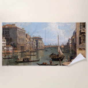 Serviette De Plage Canaletto Vue sur le Grand Canal