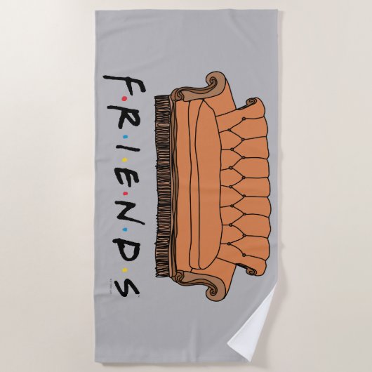 Serviette De Plage Canapé FRIENDS™ (Devant)