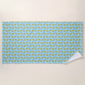 Serviette de plage canard jaune (Devant)