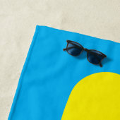 Serviette de plage Canard Maman et Canards en Caou (En situation)
