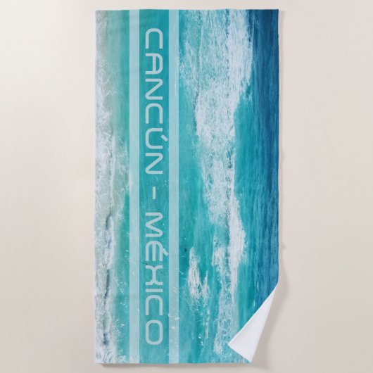 Serviette De Plage Cancún - México (Devant)