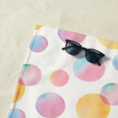 Serviette De Plage Candy Bubbles Vibrant Beach Towne (En situation)