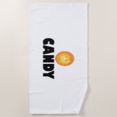 Serviette De Plage Candy Halloween (Devant)