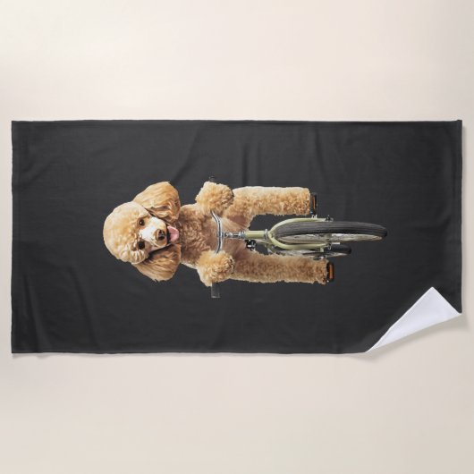 Serviette De Plage Caniche (Devant)