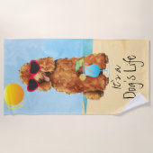 Serviette De Plage Canicule d'été (Devant)