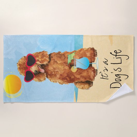 Serviette De Plage Canicule d'été (Devant)